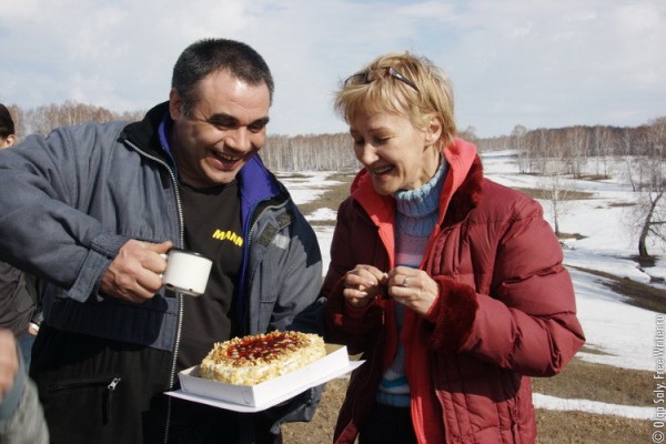 паджеро 4х4 на водопаде