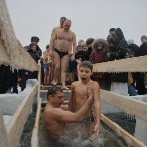 Крещение в Сибири. Holy Baptism in Siberia