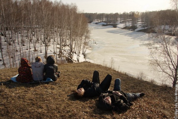 паджеро на водопад