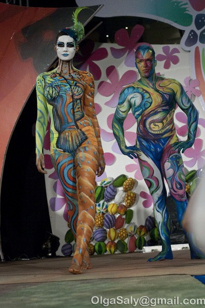 Body art festival on Koh Samui island