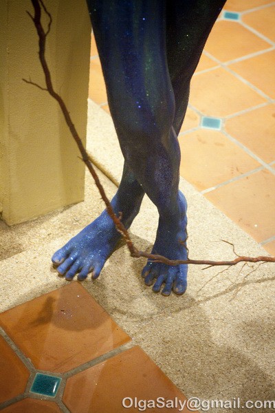 Body art festival on Koh Samui island