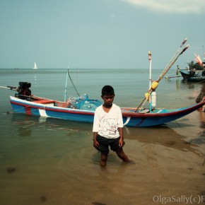 The village of fishermen in Koh Samui