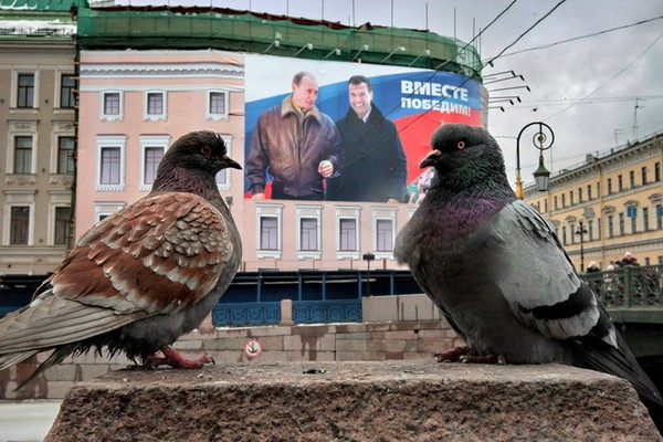 Путин, Медведев, Россия