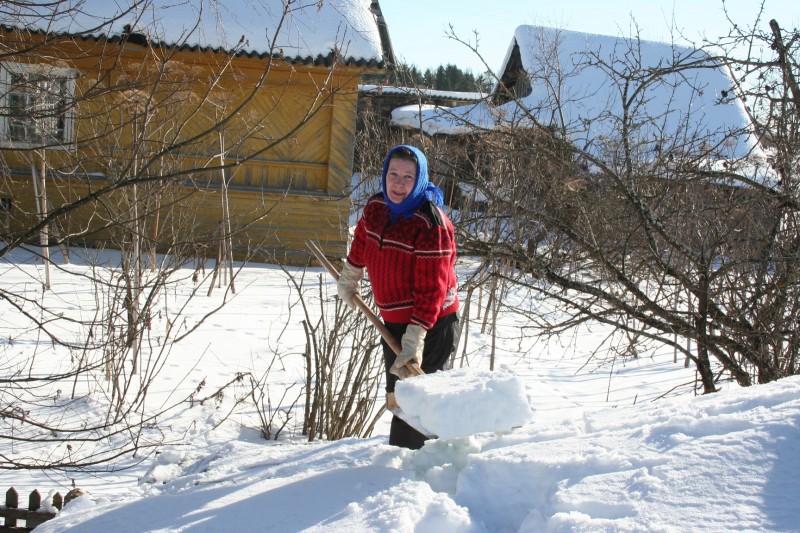 лыжи в деревне (2)