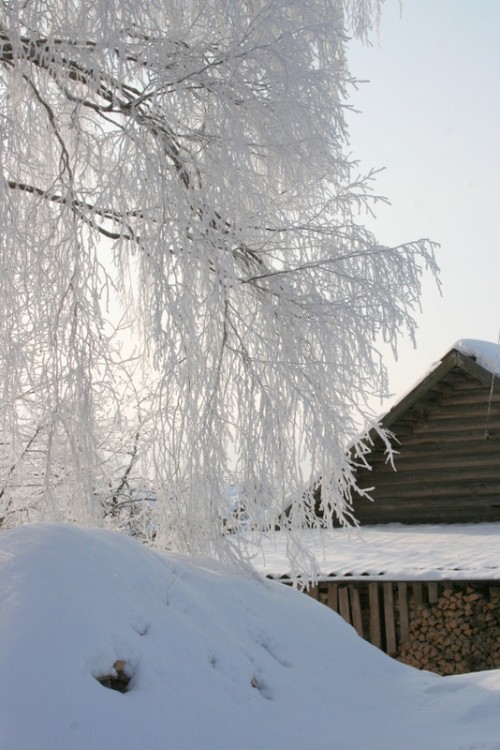 Русская деревня зимой (15)