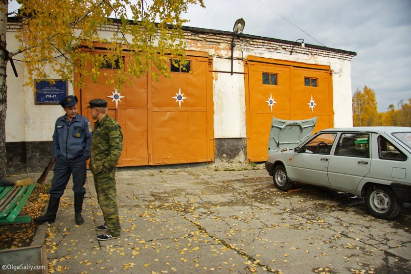 Пожарная часть в Итатке