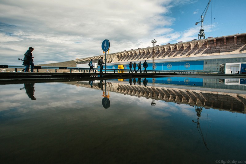Богучанская ГЭС фото