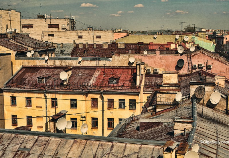 Санкт-Петербург, прогулки по крышам