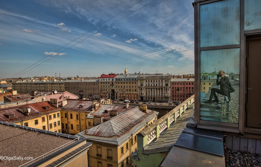 Санкт-Петербург, прогулки по крышам