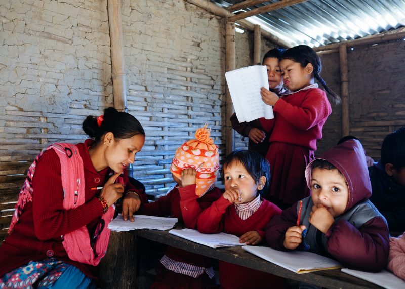 Школа в Непале