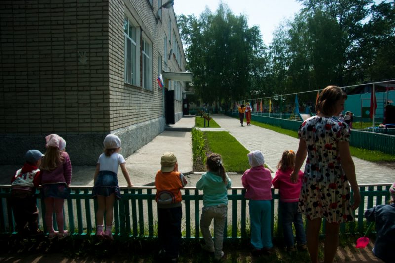 Прогулка в детском саду