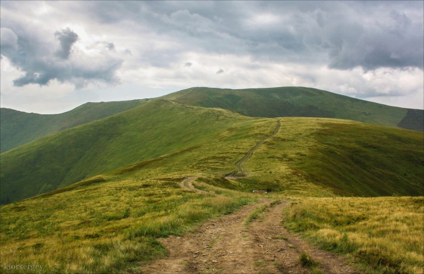 Путь на гору Великий Верх (Верхний Верх)