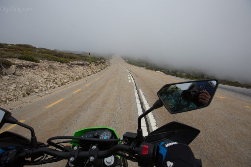 Serra da Estrela на мотоцикле