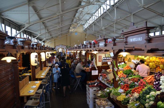 Старый рынок в Хельсинки