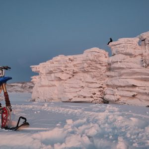 Сноубайк в Шерегеше