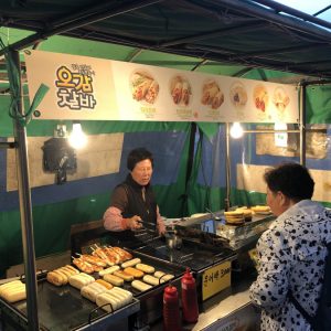 Уличная еда в Сеуле